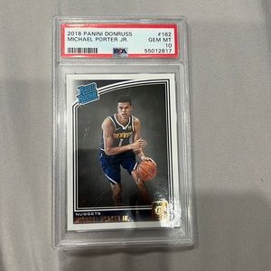 Michael Porter Jr Rated rookie PSA 10 Basketball card